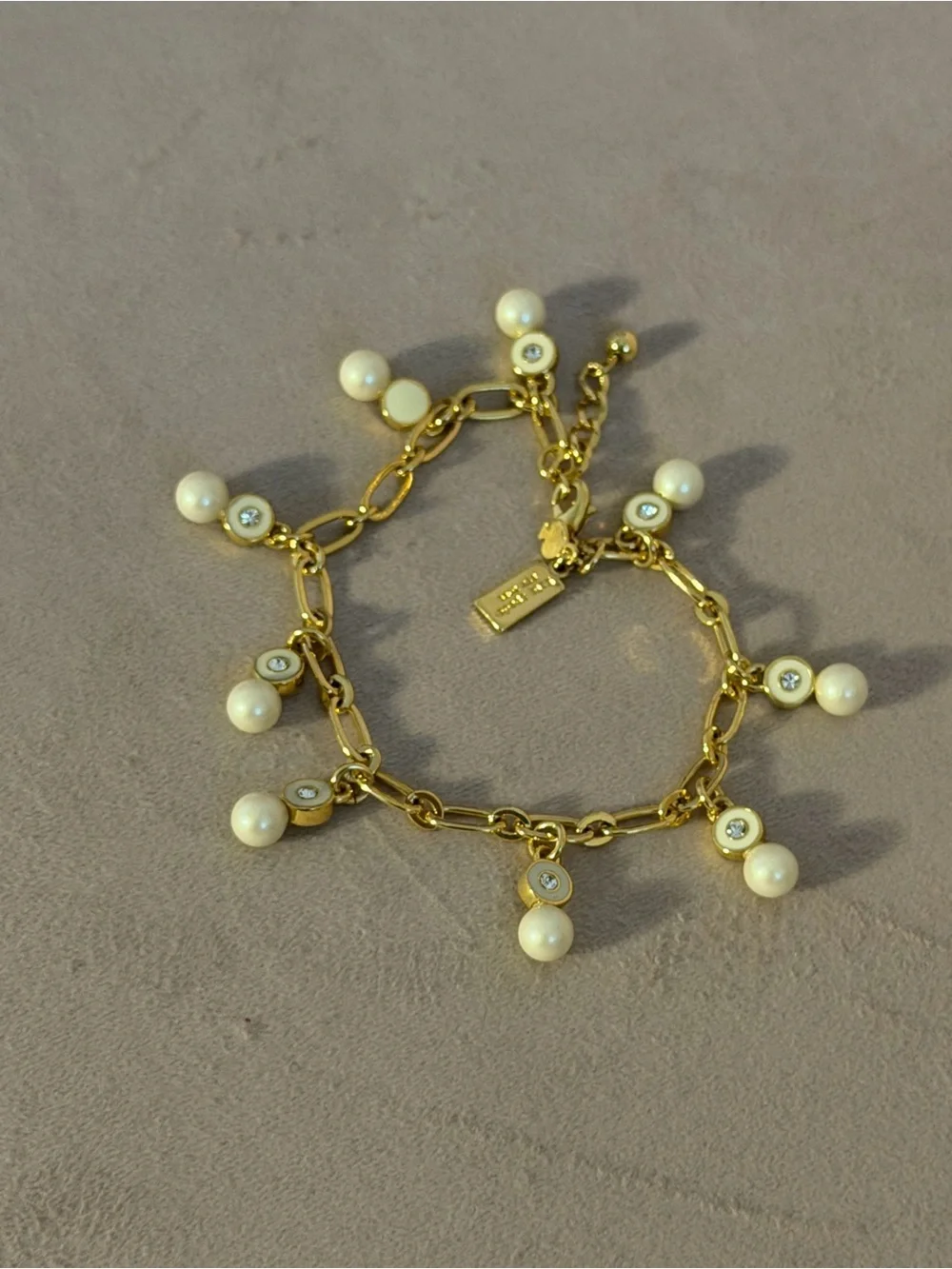 Kate Spade Pearly Delight Charm Bracelet